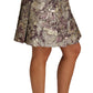 Dolce & Gabbana Floral Jacquard A-Line Skirt Delight