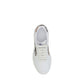 Burberry White Calf Leather Bos Taurus Low Top Sneakers