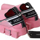 Dolce & Gabbana Pink Low Top Sorrento Sneakers Slip On Casual Shoes