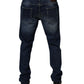 Dolce & Gabbana Blue Washed Cotton Stretch Skinny Denim Jeans