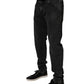 Dolce & Gabbana Black Cotton Stretch Men Skinny Denim Jeans