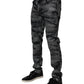 Dolce & Gabbana Gray Tie Dye Cotton Skinny Men Denim Jeans