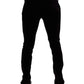 Dolce & Gabbana Violet Velvet Cotton Men Dress Formal Pants