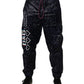 Dolce & Gabbana Dark Blue DG Game Print Cotton Jogger Pants