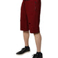 Dolce & Gabbana Bordeaux Cotton Bermuda Men Sweatshorts Shorts