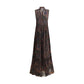 Saint Laurent Paisley long Dress