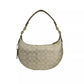 COACH Payton Signature PVC Leather Shoulder Bag Champagne Gold