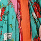 Dolce & Gabbana Multicolor Printed Silk Sleeveless Midi Dress