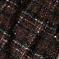 Dolce & Gabbana Multicolor High Waist Tartan Tweed Pencil Cut Skirt