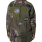 Dolce & Gabbana Military Green Cotton Button Down Jacket