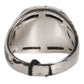 Dolce & Gabbana Silver Tone Engraved Two Color Real Brass Ring