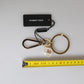 Dolce & Gabbana Chic Gold Brass Faux Pearl Letter Charm Keyring Keychain