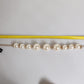 Dolce & Gabbana White Maxi Faux Pearl Beads Crystals Gold Chain Necklace
