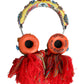 Dolce & Gabbana Multicolor Whimsical Tasseled Crystal Headset Headphones