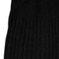 Dolce & Gabbana Black Cashmere Knitted Neck Warmer Foulard Scarf