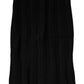 Dolce & Gabbana Black Cashmere Knitted Neck Warmer Foulard Scarf