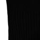 Dolce & Gabbana Black Cashmere Knitted Neck Warmer Foulard Scarf