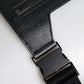 Dolce & Gabbana Black Calfskin Leather Messenger Crossbody Bag