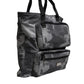 Dolce & Gabbana Gray Camo Cotton Multiple Compartments Tote Bag