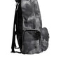 Dolce & Gabbana Gray Cotton Camouflage Logo Plaque Backpack Bag
