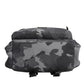 Dolce & Gabbana Gray Cotton Camouflage Logo Plaque Backpack Bag