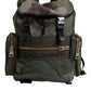 Dolce & Gabbana Military Green Patchwork Travel Backpack Bag