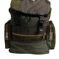 Dolce & Gabbana Military Green Patchwork Travel Backpack Bag