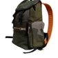 Dolce & Gabbana Military Green Patchwork Travel Backpack Bag