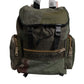 Dolce & Gabbana Military Green Patchwork Travel Backpack Bag