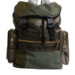 Dolce & Gabbana Military Green Patchwork Travel Backpack Bag