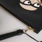 Dolce & Gabbana Black #DGFamily Embellished Leather Clutch Bag