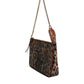 Dolce & Gabbana Brown Leopard Leather Shoulder Chain Strap Bag