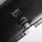 Versace Black Calfskin Leather Chain Strap Shoulder Crossbody Bag