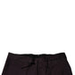 BENCIVENGA Brown Pure Cotton Slim Fit Men Dress Pants