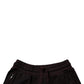 Dolce & Gabbana Maroon Cotton Sweatshorts Men Bermuda Shorts