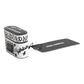 Dolce & Gabbana Black White Leather Scribble Embossed Logo Airpods Case