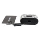 Dolce & Gabbana Black White Leather Scribble Embossed Logo Airpods Case