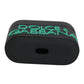 Dolce & Gabbana Black Orange Silicone Embossed Logo Airpods Case