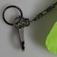 Dolce & Gabbana Green Bear Embroidered Logo Keychain Clasp Keyring
