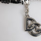 Dolce & Gabbana Multicolor Tape String DG Logo Keychain Polyester Keyring