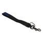 Dolce & Gabbana Black Logo Nylon Silver Brass Men Holder Keychain Keyring
