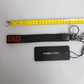 Dolce & Gabbana Black Logo Nylon Silver Brass Men Holder Keychain Keyring