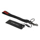 Dolce & Gabbana Black Logo Nylon Silver Brass Men Holder Keychain Keyring