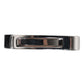 Dolce & Gabbana Silver Tone Brass Logo Branded Tie Clip Bar