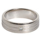 Dolce & Gabbana Silver Tone Brass Clear Crystal DG Logo Ring
