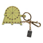 Dolce & Gabbana Multicolor Gold Tone Carretto Keychain Keyring