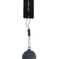 Dolce & Gabbana Pink Calfskin Leather Round Logo Hand Mirror Holder
