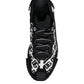 Dolce & Gabbana Black Logo Lace Up Low Top NS1 Sneakers Shoes