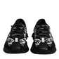 Dolce & Gabbana Black Logo Lace Up Low Top NS1 Sneakers Shoes