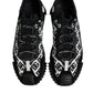 Dolce & Gabbana Black Logo Lace Up Low Top NS1 Sneakers Shoes
